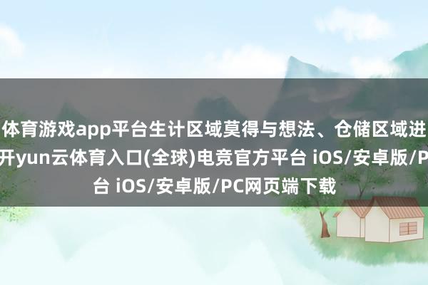 体育游戏app平台生计区域莫得与想法、仓储区域进行实体分隔-开yun云体育入口(全球)电竞官方平台 iOS/安卓版/PC网页端下载