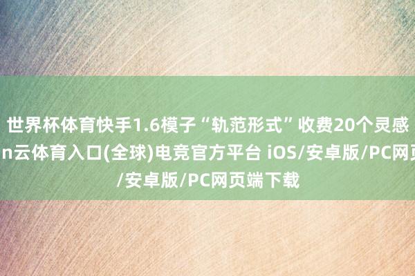 世界杯体育快手1.6模子“轨范形式”收费20个灵感值-开yun云体育入口(全球)电竞官方平台 iOS/安卓版/PC网页端下载